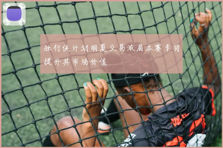 独行侠计划明夏交易浓眉本赛季将提升其市场价值